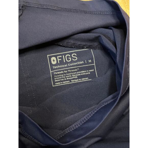 Figs Zamora Maternity Jogger Scrub Pants NAVY BLUE Medium - Picture 3 of 5